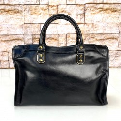 BALENCİAGA CLASSİC CİTY BAG %100 HAKİKİ DERİ SİYAH ÇANTA