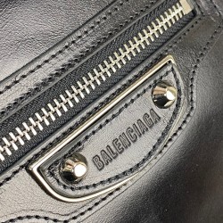 BALENCİAGA CLASSİC CİTY BAG %100 HAKİKİ DERİ SİYAH ÇANTA