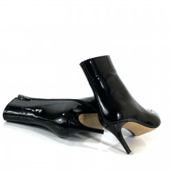 BALENCİAGA SQUARE KNİFE BB ANKLE BOOTS HAKİKİ DERİ BAYAN BOT SİYAH