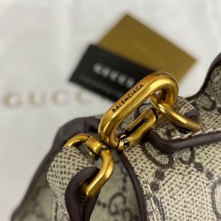 GUCCİ BALENCİAGA THE HACKER PROJECT HOURGLASS SMALL TOP HANDLE BAG HAKİKİ DERİ