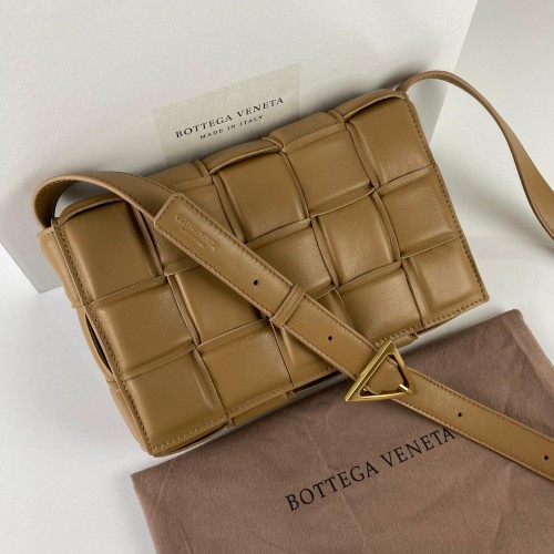BOTTEGA VENETA PADDED CASETTE BAG TABA