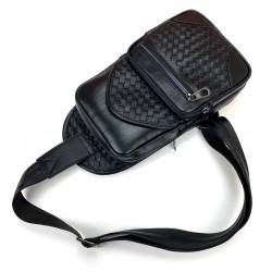 BOTTEGA VENETA WAİST BAG %100 HAKİKİ DERİ SİYAH OMUZ ÇANTASI 