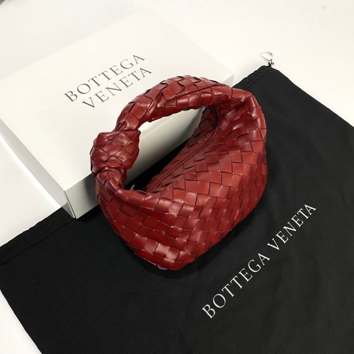 BOTTEGA VENETA THE MİNİ JODİE HAKİKİ DERİ ÇANTA BORDO