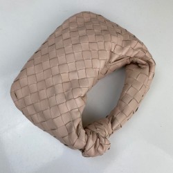 BOTTEGA VENETA THE MİNİ JODİE HAKİKİ DERİ ÇANTA PUDRA 