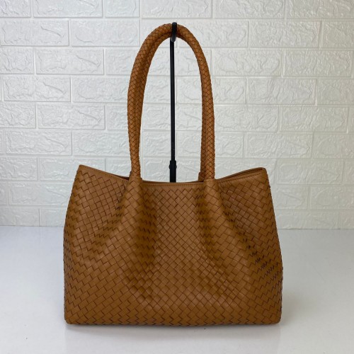 BOTTEGA VENETA SMALL TOTE BAG HAKİKİ DERİ ÇANTA TABA