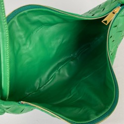 BOTTEGA VENETA TURN POUCH HAKİKİ DERİ ÇANTA YEŞİL