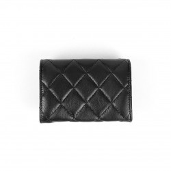 CHANEL FLAP WALLET MİNİ HAKİKİ DERİ CÜZDAN SİYAH