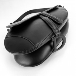 CHRİSTİAN DİOR SADDLE CALFSKİN BAG SİYAH