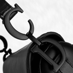 CHRİSTİAN DİOR SADDLE CALFSKİN BAG SİYAH