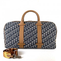 CHRİSTİAN DİOR OBLİQUE DUFFEL BAG