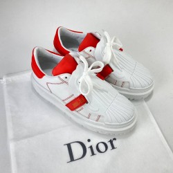 CHRİSTİAN DİOR İD-SNEAKER BEYAZ-KIRMIZI