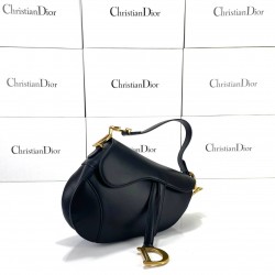 CHRİSTİAN DİOR SADDLE CALFSKİN BAG SİYAH