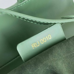 CHRİSTİAN DİOR SADDLE CALFSKİN BAG YEŞİL