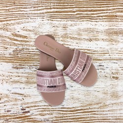 CHRİSTİAN DİOR DWAY MULE SANDALS PUDRA