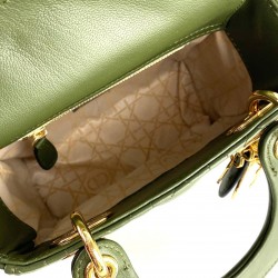 CHRİSTİAN DİOR MİNİ LADY DİOR BAG YEŞİL