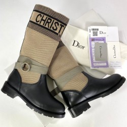 CHRİSTİAN DİOR D-MAJOR BOOTS HAKİKİ DERİ BAYAN ÇİZME