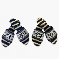 CHRİSTİAN DİOR DWAY MULE SANDALS HAKİKİ DERİ TERLİK ÇOKRENKLİ