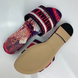 CHRİSTİAN DİOR DWAY MULE SANDALS HAKİKİ DERİ TERLİK ÇOKRENKLİ