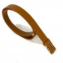 CHRİSTİAN DİOR D-FENCE BELT HAKİKİ DERİ BAYAN KEMER TABA