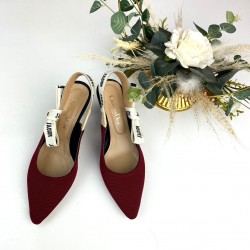 CHRİSTİAN DİOR J'ADİOR SLİNGBACK PUMP BORDO