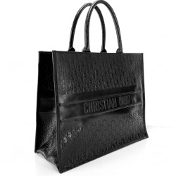 CHRİSTİAN DİOR BOOK TOTE OBLİQUE EMBOSSED CALFSKİN