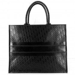 CHRİSTİAN DİOR BOOK TOTE OBLİQUE EMBOSSED CALFSKİN
