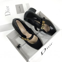 CHRİSTİAN DİOR MARY JANE BALLET PUMPS HAKİKİ DERİ BAYAN AYAKKABI SİYAH