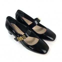 CHRİSTİAN DİOR MARY JANE BALLET PUMPS HAKİKİ DERİ BAYAN AYAKKABI SİYAH