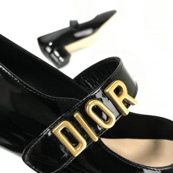 CHRİSTİAN DİOR MARY JANE BALLET PUMPS HAKİKİ DERİ BAYAN AYAKKABI SİYAH