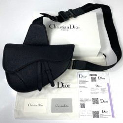 CHRİSTİAN DİOR NEW SADDLE BAG GRAİNED CALFSKİN