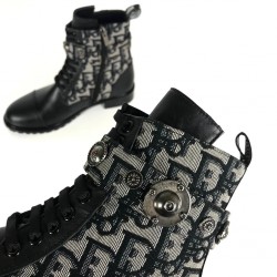 CHRİSTİAN DİOR OBLİQUE BOOTS HAKİKİ DERİ BAYAN BOT