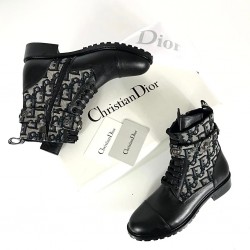 CHRİSTİAN DİOR OBLİQUE BOOTS HAKİKİ DERİ BAYAN BOT