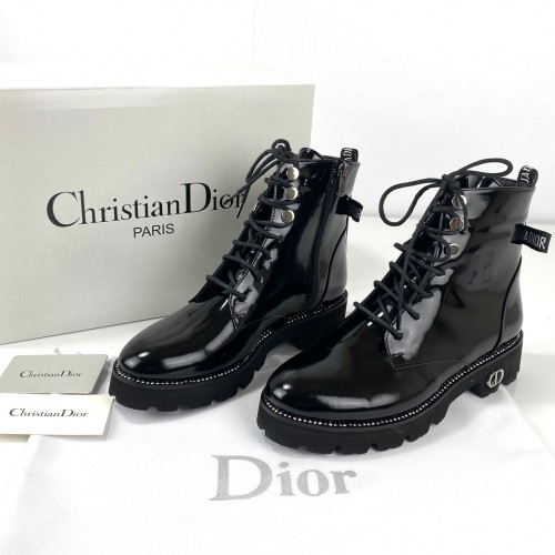 CHRİSTİAN DİOR REBELLE ARMY BOOTS HAKİKİ RUGAN DERİ BAYAN BOT