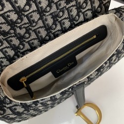 CHRİSTİAN DİOR OBLİQUE SADDLE BAG HAKİKİ DERİ ÇANTA