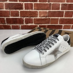 GOLDEN GOOSE SUPER-STAR BEYAZ-GÜMÜŞ
