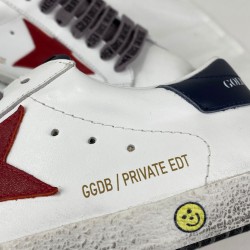 GOLDEN GOOSE SUPER-STAR BEYAZ-LACİVERT/RED STAR