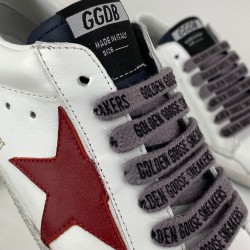 GOLDEN GOOSE SUPER-STAR BEYAZ-LACİVERT/RED STAR