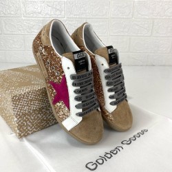 GOLDEN GOOSE SUPER-STAR BEYAZ/GOLD