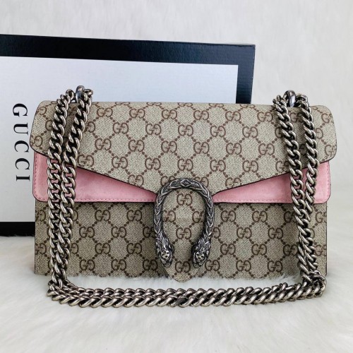 GUCCİ DİONYSUS HAKİKİ DERİ PEMBE