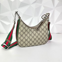 GUCCİ ATTACHE SMALL SHOULDER BAG SUPREME HAKİKİ DERİ BAYAN ÇANTA 
