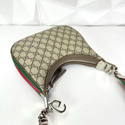 GUCCİ ATTACHE SMALL SHOULDER BAG SUPREME HAKİKİ DERİ BAYAN ÇANTA 