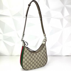 GUCCİ ATTACHE SMALL SHOULDER BAG SUPREME HAKİKİ DERİ BAYAN ÇANTA 