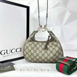 GUCCİ ATTACHE SMALL SHOULDER BAG SUPREME HAKİKİ DERİ BAYAN ÇANTA 
