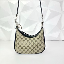 GUCCİ ATTACHE SMALL SHOULDER BAG SUPREME HAKİKİ DERİ BAYAN ÇANTA 