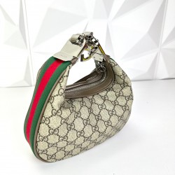 GUCCİ ATTACHE SMALL SHOULDER BAG SUPREME HAKİKİ DERİ BAYAN ÇANTA 