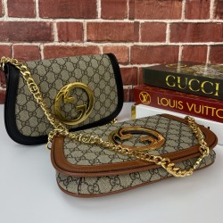 GUCCİ BLONDİE SHOULDER HAKİKİ DERİ BAYAN ÇANTA SİYAH