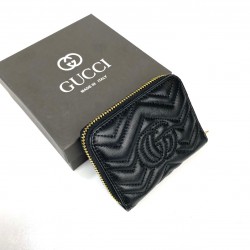 GUCCİ MARMONT ZİPPY WALLET MİNİ HAKİKİ DERİ BAYAN CÜZDAN SİYAH