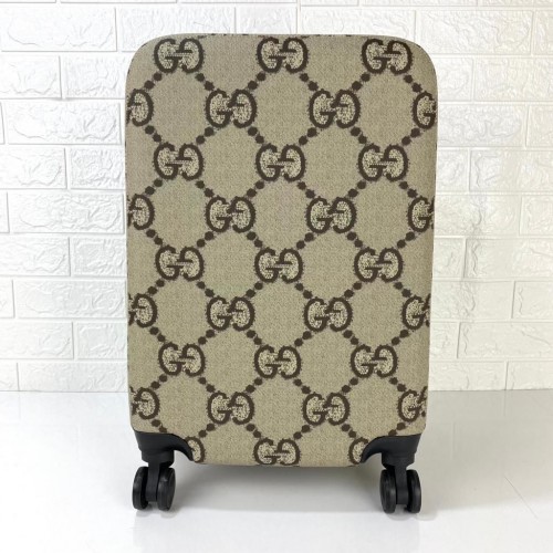GUCCİ OVERSİZED SUPREME LOGO TROLLEY SUİTCASE 55 KABİN BOY ÇEK ÇEK VALİZ