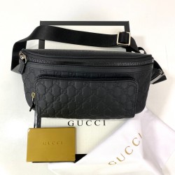 GUCCİ EDEN SİGNATURE BELT BAG HAKİKİ DERİ BEL ÇANTASI