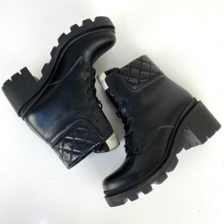 GUCCİ GG ANKLE BOOT HAKİKİ DERİ BAYAN BOT SİYAH